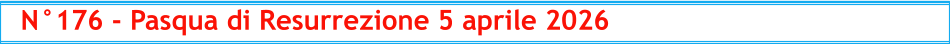 N°176 - Pasqua di Resurrezione 5 aprile 2026