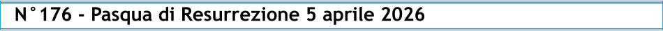 N°176 - Pasqua di Resurrezione 5 aprile 2026