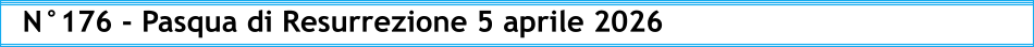 N°176 - Pasqua di Resurrezione 5 aprile 2026